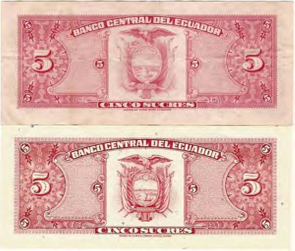 A-Pair-Of-Ecuador-5-Sucres-Notes